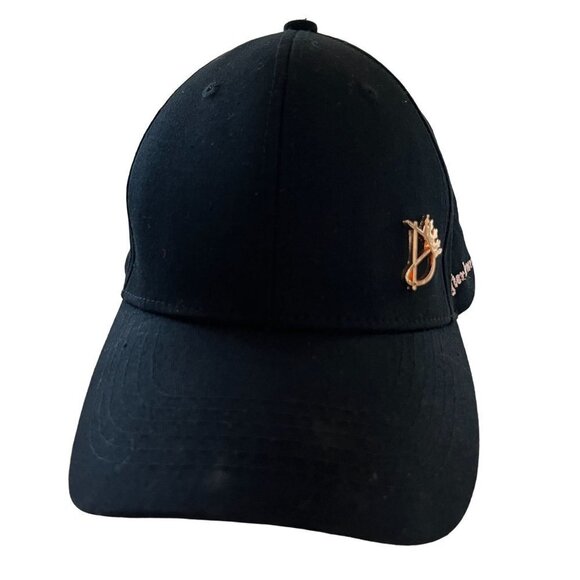 Plain Solid Hat Cap Womens Medium Fitted Black D Emblem Outdoor‎ Baseball… - Picture 2 of 8